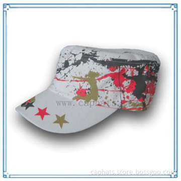 Embroidery Military Round Cap (AHX-830)